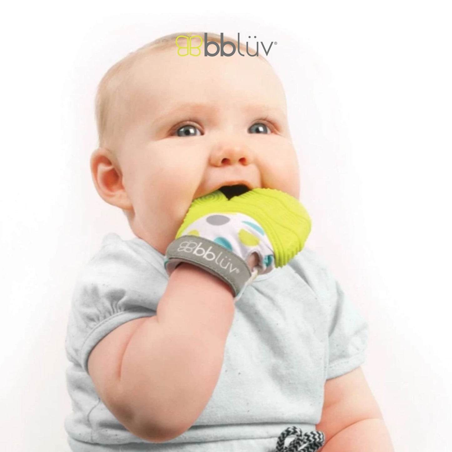 Bbluv Gluv Teething Mitten - Sarung Tangan Gigit untuk Meredakan Nyeri Gigi
