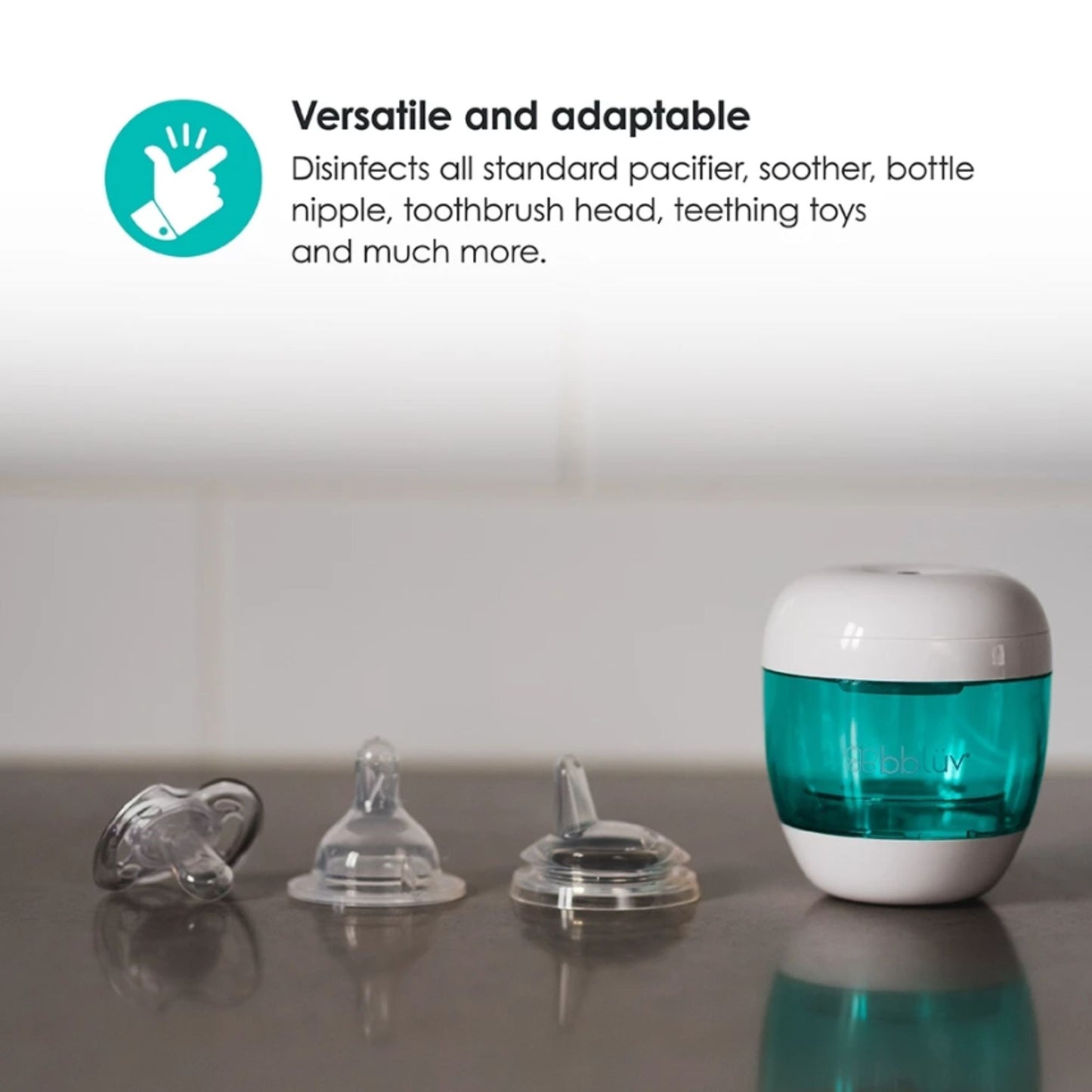 Bbluv Uvi: 2 in 1 UV Sterilizer - Alat Sterilisasi UV untuk Dot, Pacifiers, Bottle