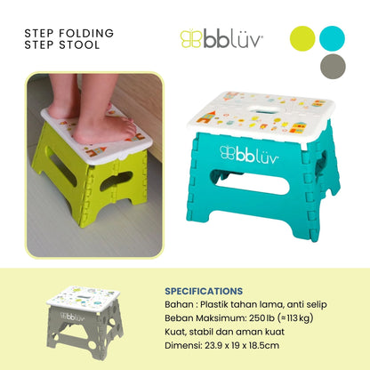 Bbluv Step Folding Step Stool - Kursi Lipat untuk Anak