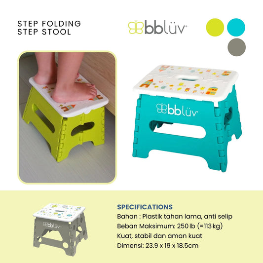 Bbluv Step Folding Step Stool - Kursi Lipat untuk Anak