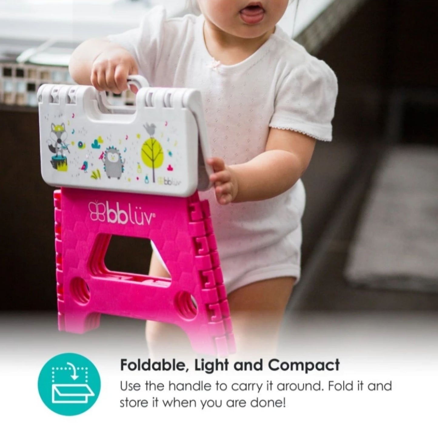 Bbluv Step Folding Step Stool - Kursi Lipat untuk Anak