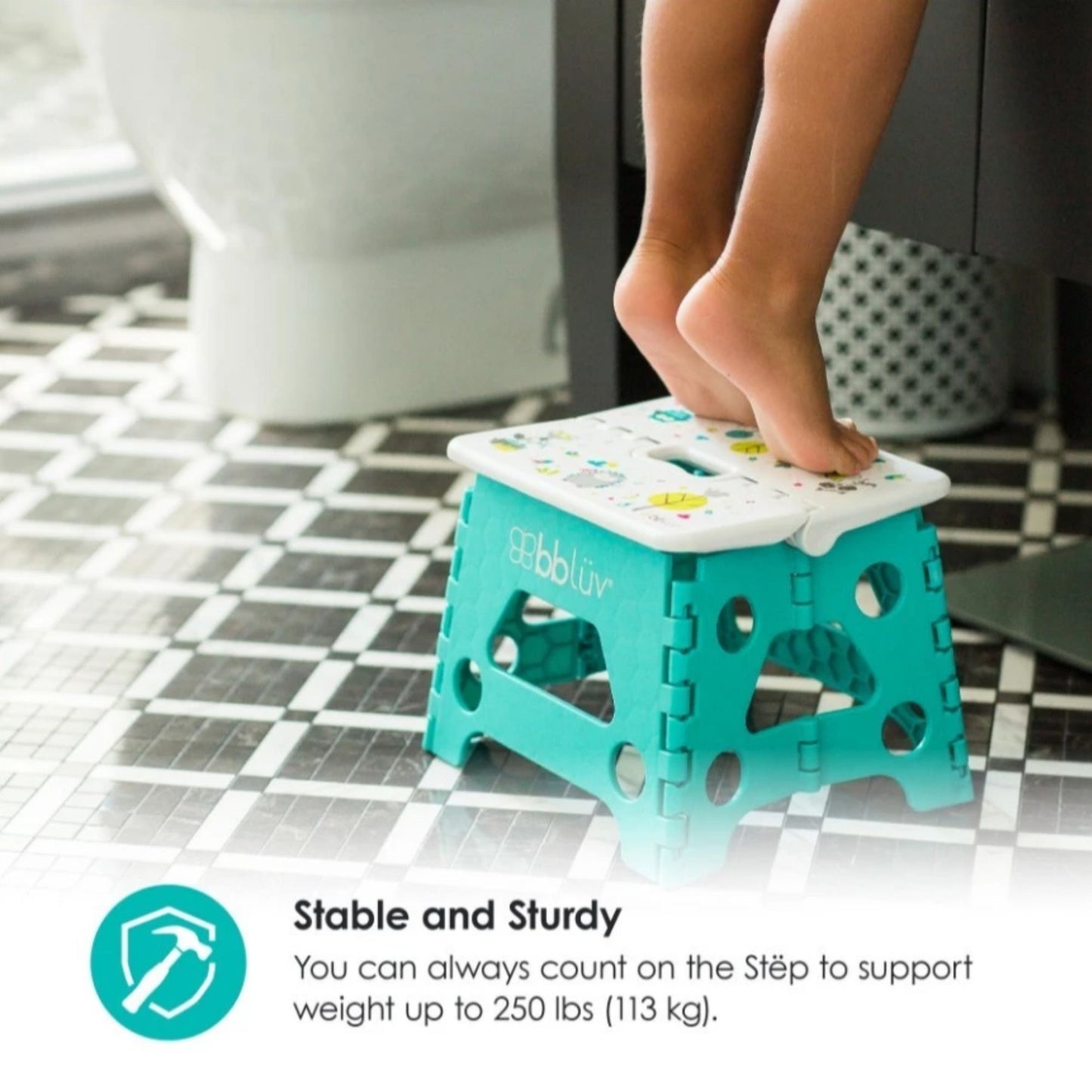 Bbluv Step Folding Step Stool - Kursi Lipat untuk Anak