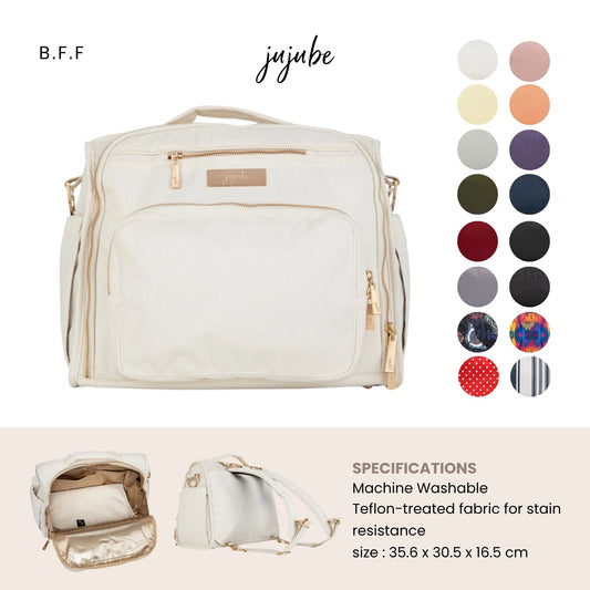 Jujube B.F.F Diaper Bag - Tas Popok Perlengkapan Bayi Multifungsi