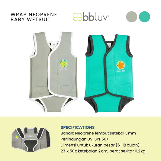 Bbluv Wrap Neoprene Baby Wetsuit - Baju Renang Bayi