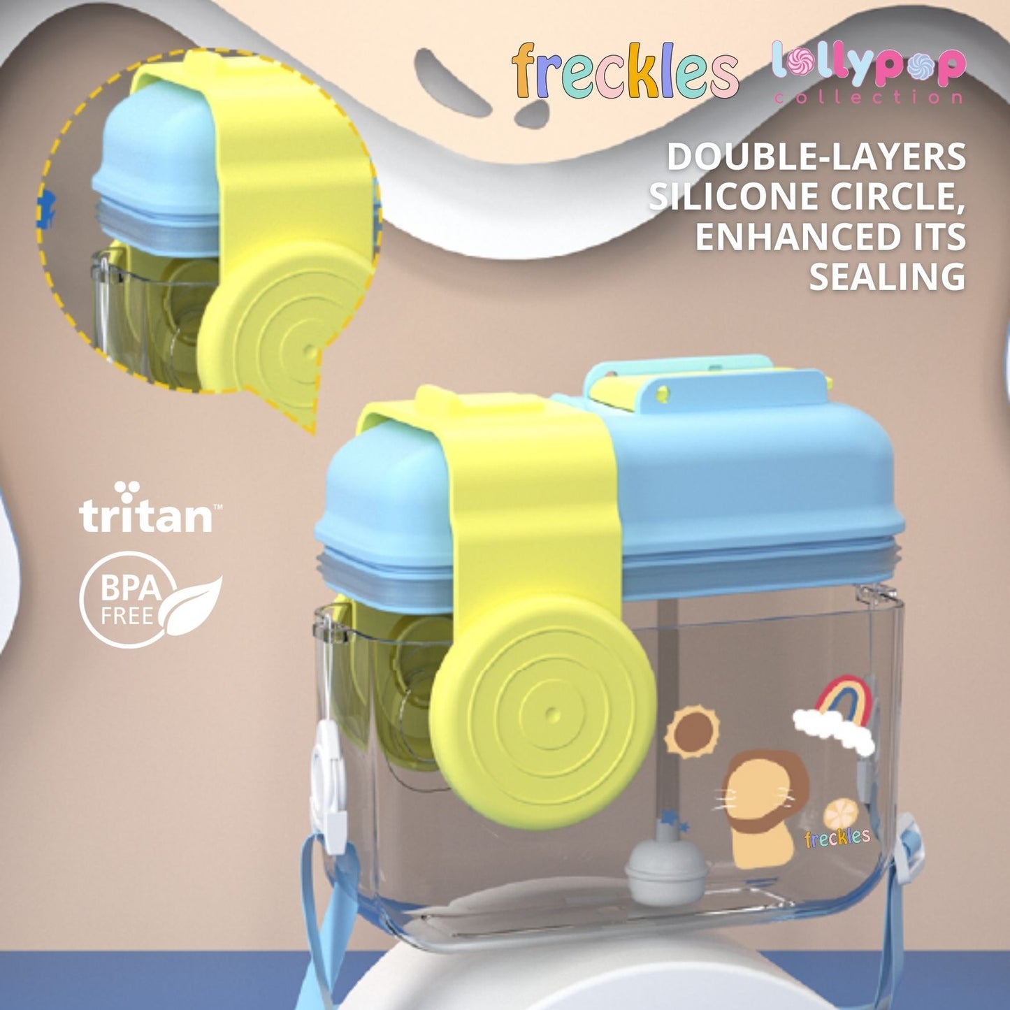 Freckles Lollypop Collection Bottle and Lunch Box