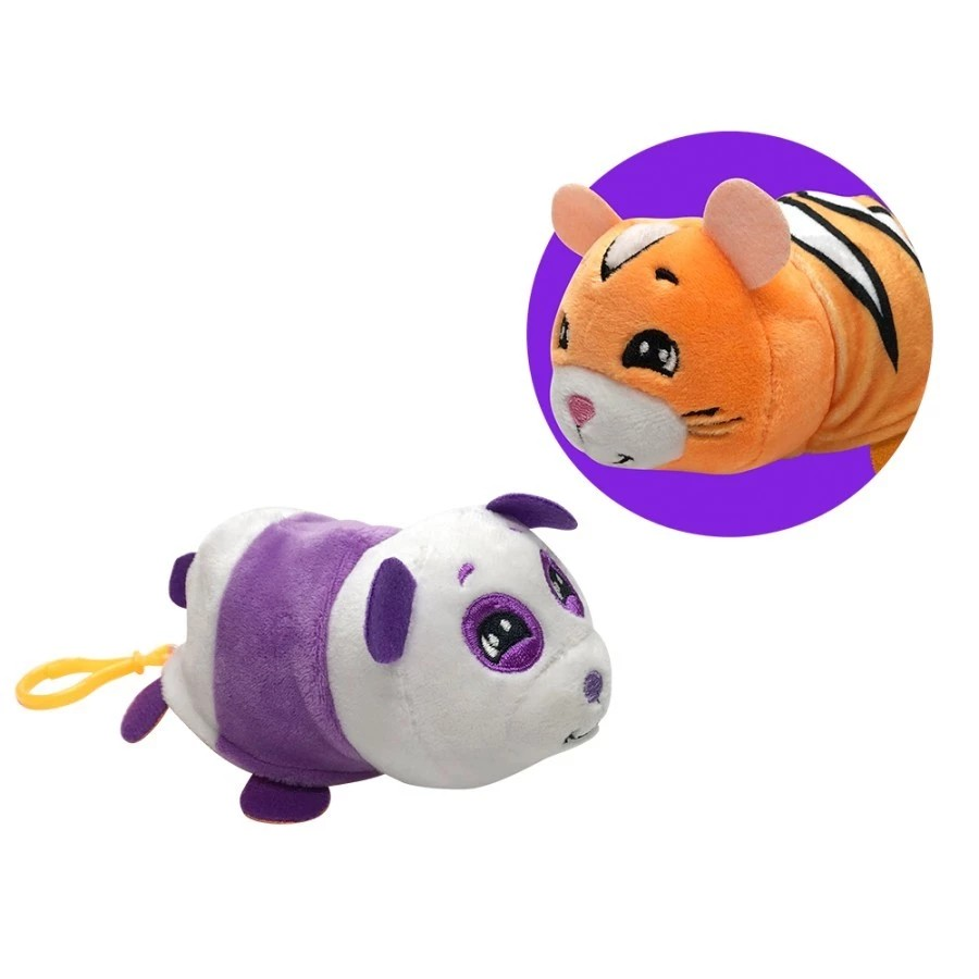 FlipaZoo 5in Mini Plush Mushmillows Asst of UP to 12 Styles - Surprise Toys Boneka Karakter Anak