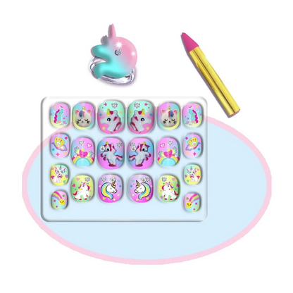 Tokidas Nail Art Collection - Mainan Aksesoris Kuku Palsu Anak