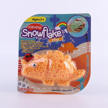 Okiedog Snowflake Mud with Eye - Slime Mainan Edukasi & Sensorik Anak