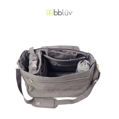 Bbluv Ultra Bag Grey Diaper Bag - Tas Perlengkapan Bayi - Tas Popok