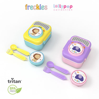 Freckles Lollypop Collection Bottle and Lunch Box
