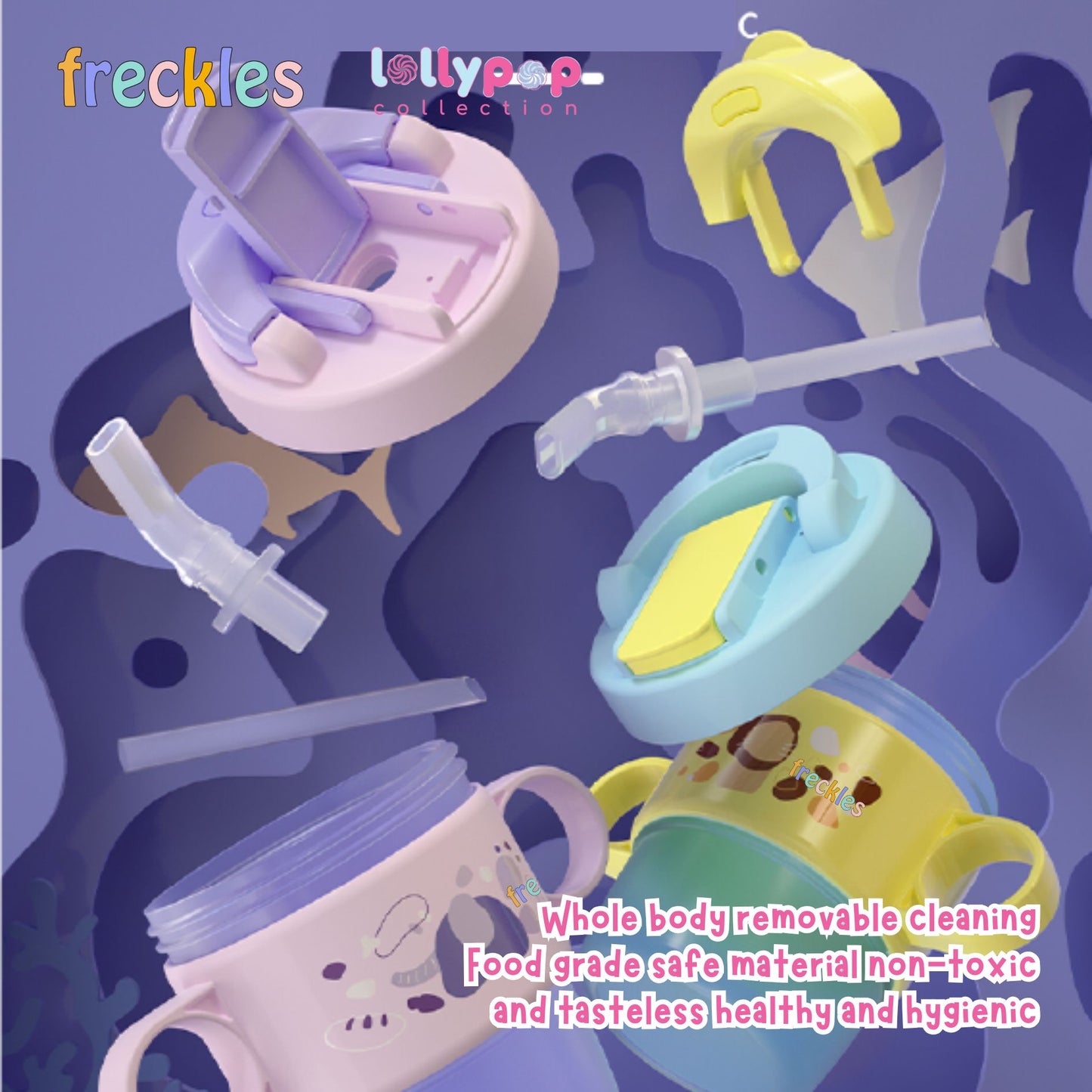Freckles Lollypop Collection Bottle and Lunch Box