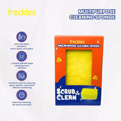 Freckles Cleaning Sponge - Yellow