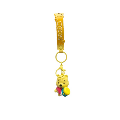 Mesuca Disney Key Chain Lotso, Winnie The Pooh, & Stitch - Gantungan Tas Premium