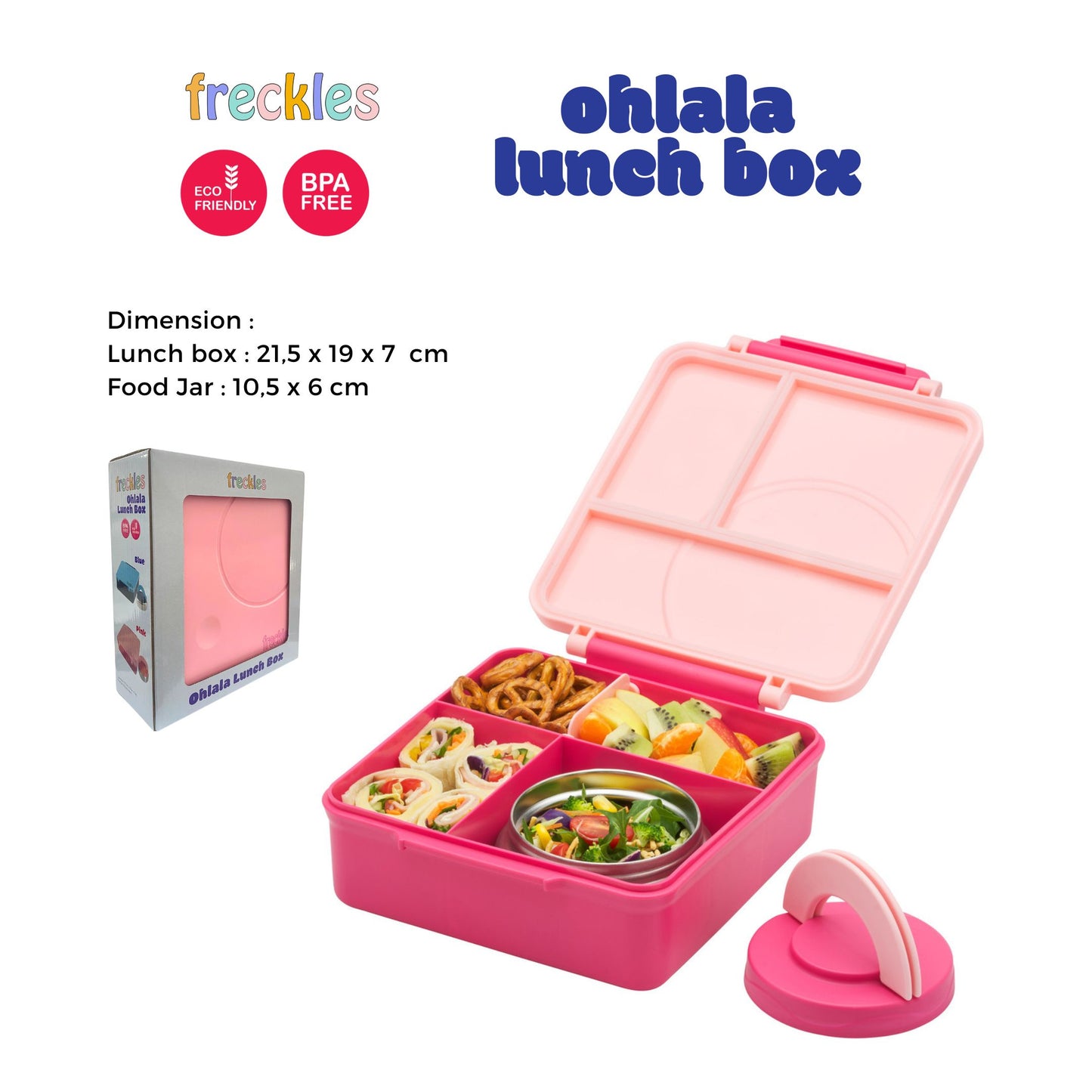 Freckles Ohlala Lunch Box