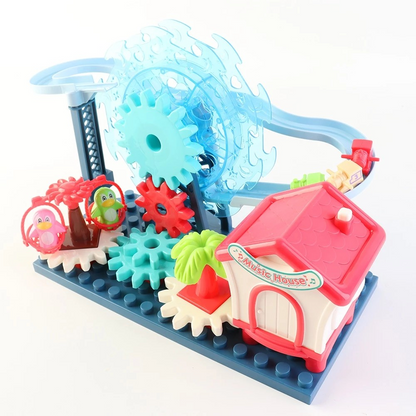 Okiedog Ferris Wheel Paradise with Light and Music - Mainan Kreativitas Anak dengan Lampu dan Musik