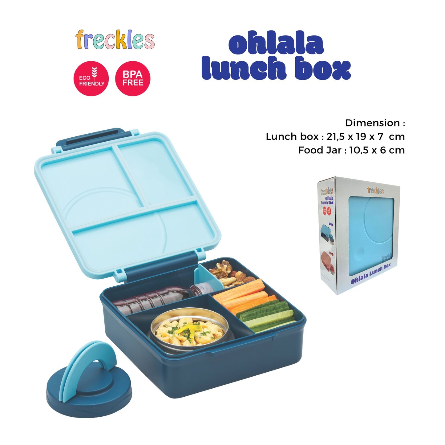 Freckles Ohlala Lunch Box