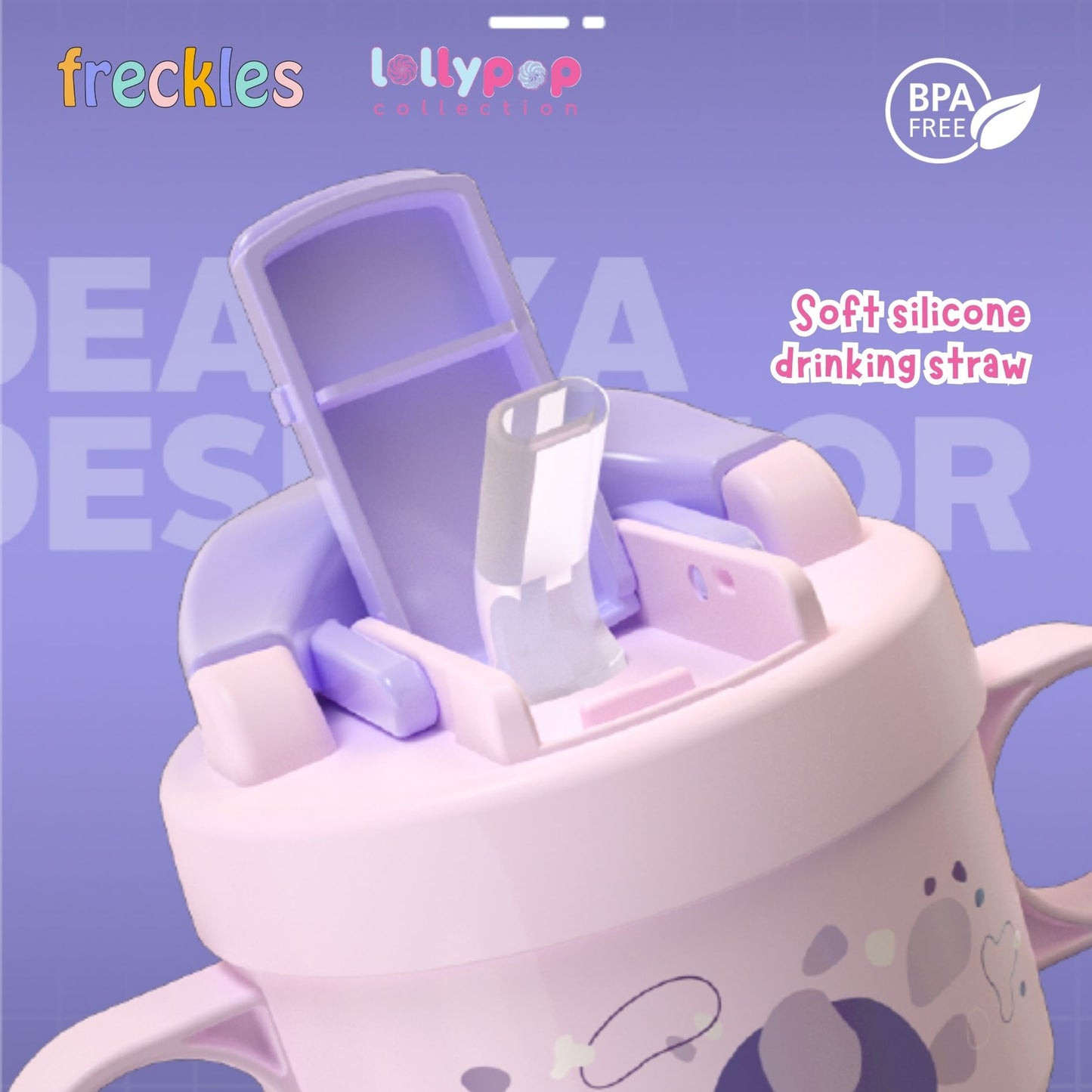 Freckles Lollypop Collection Bottle and Lunch Box