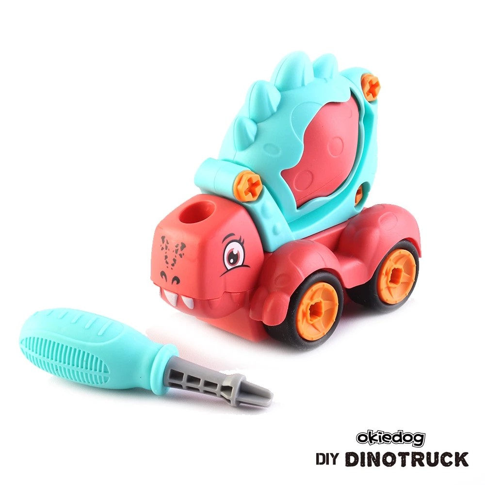 Okiedog DIY Dino Truck - Mainan Bongkar Pasang Anak