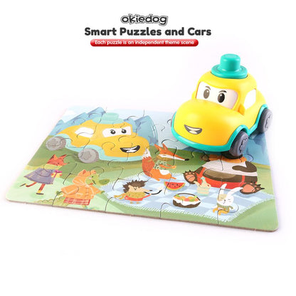 Okiedog Smart Puzzle & Cars - Mainan Bongkar Pasang Anak