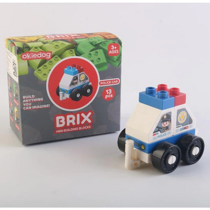 Okiedog Brix Racing Car 13pcs - Mainan DIY Balok Susun Puzzle - Mainan Bongkar Pasang Anak Murah