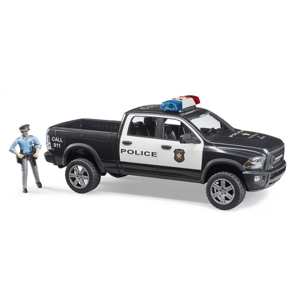 Bruder 2505 Police Truck with Policeman - Mainan Miniatur Mobil Polisi & Petugas
