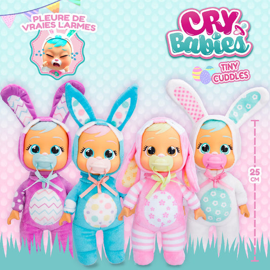 IMC Cry Baby Tiny Cuddle Bunnies - Mainan Boneka Bayi Menangis