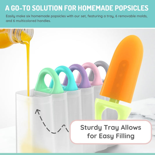 Melii Baby Popsicles Contemporary - Cetakan Ice Cream Anak