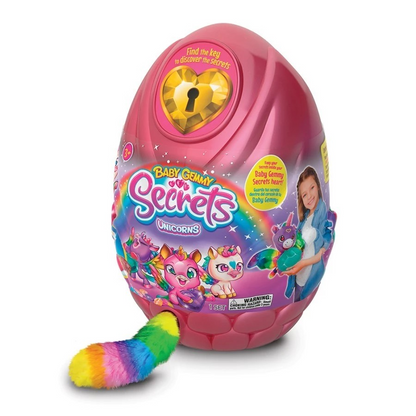 Crackin Eggs Baby Gemmy Secrets Unicorns - Mainan Telur Boneka Original