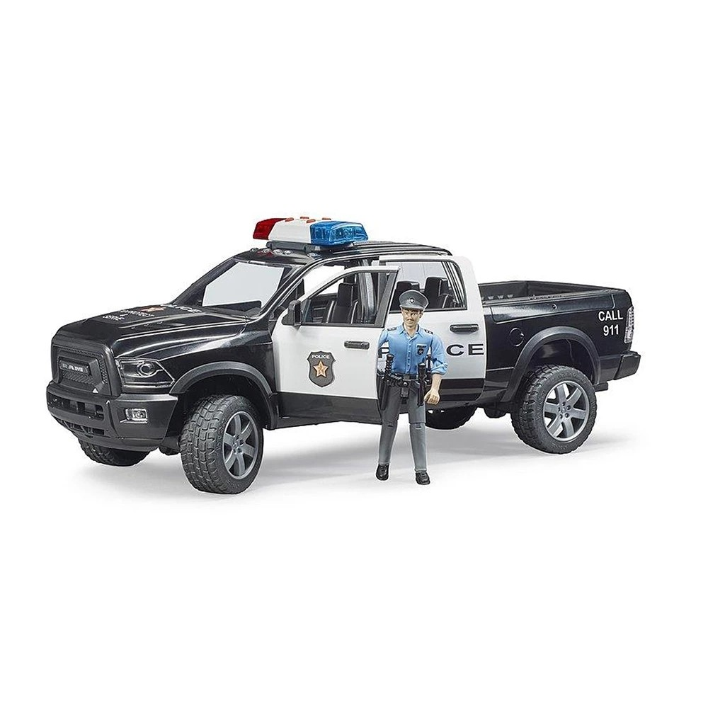 Bruder 2505 Police Truck with Policeman - Mainan Miniatur Mobil Polisi & Petugas