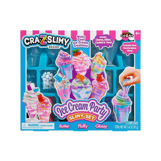 Cra-Z-Slimy Ice Cream Party Slime Set