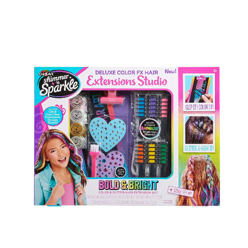 Shimmer 'n Sparkle FX Hair Extensions - Deluxe Value set