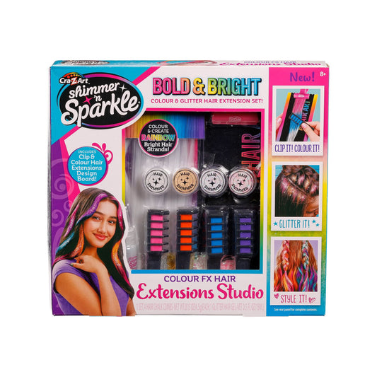 Shimmer 'n Sparkle Color FX Hair Extension Studio