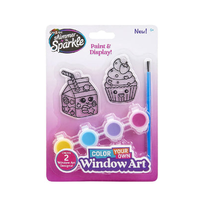 Shimmer 'n Sparkle Color It Cute Window Art - Pegged item