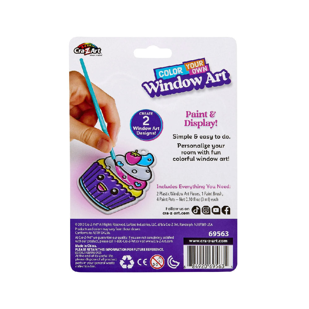 Shimmer 'n Sparkle Color It Cute Window Art - Pegged item