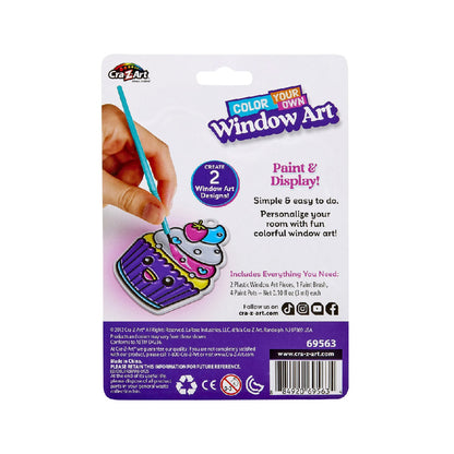 Shimmer 'n Sparkle Color It Cute Window Art - Pegged item