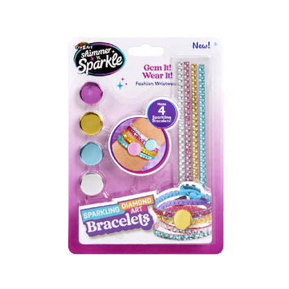 Shimmer 'n Sparkle Sparkling Diamond Art Bracelets - Pegged item