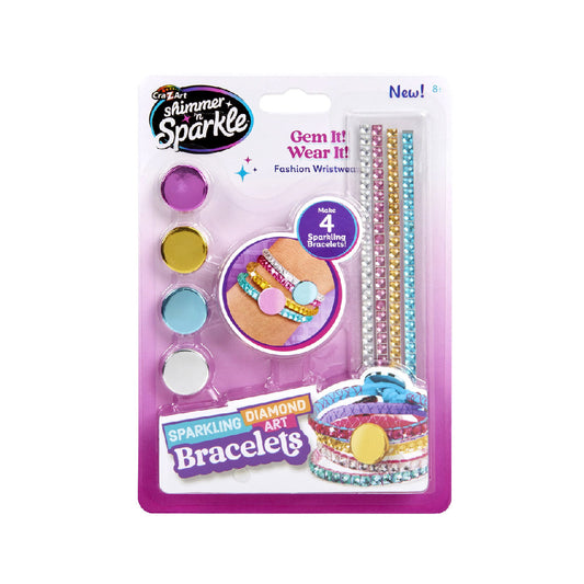 Shimmer 'n Sparkle Sparkling Diamond Art Bracelets - Pegged item