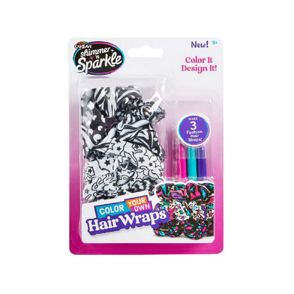 Shimmer 'n Sparkle Color Your Own Hair Wraps - Pegged item