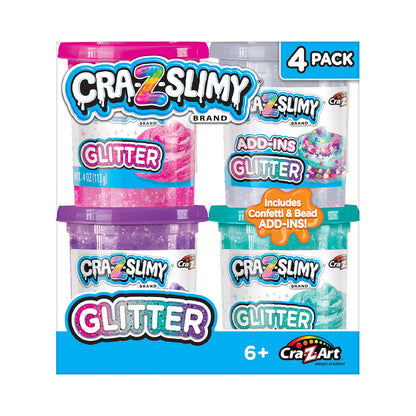 Cra-Z-Slimy Glitter! 4 Pack