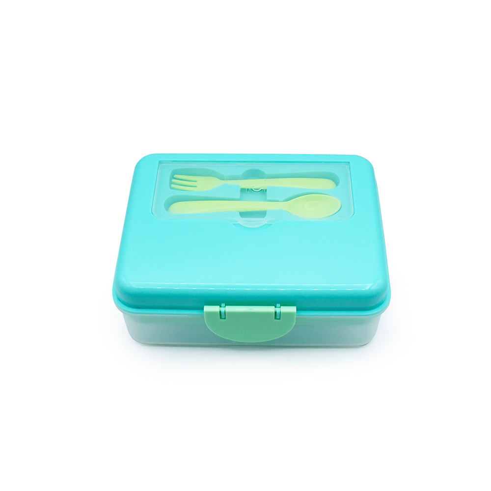 Melii Baby 2 Tier Bento Box - tempat makan anak dengan sendok garpu