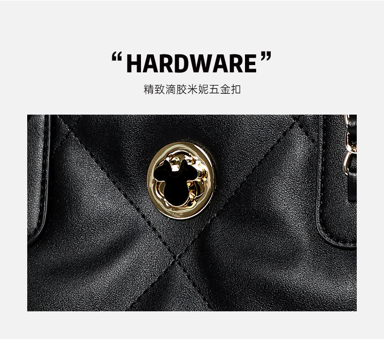 Mesuca Minnie Quilted Chain Shoulder Bag - Tas Selempang Disney Premium