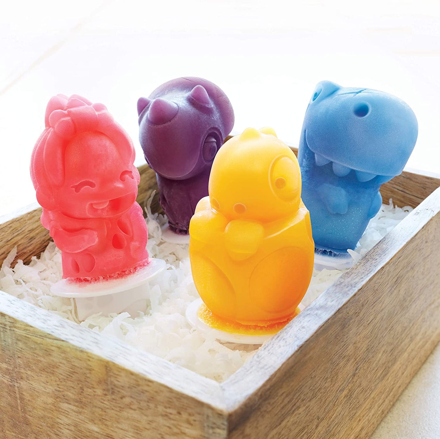 Zoku Safari Pop Mold (4 pop)  - Cetakan Es Krim Karakter / Cetakan Es Krim Bentuk Hewan / Cetakan Es Krim Silicon