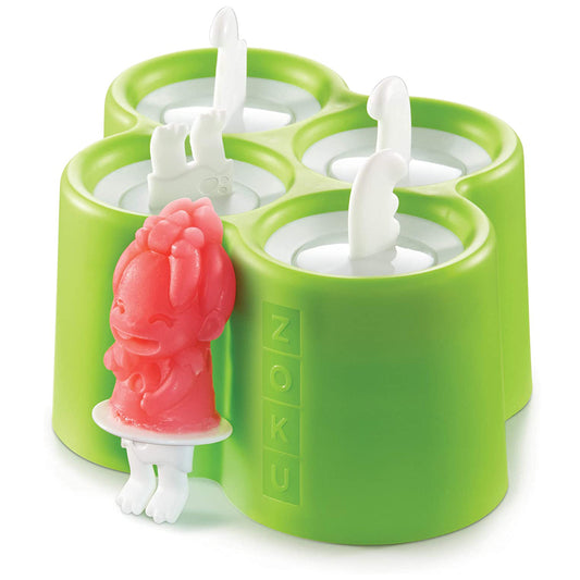 Zoku Safari Pop Mold (4 pop)  - Cetakan Es Krim Karakter / Cetakan Es Krim Bentuk Hewan / Cetakan Es Krim Silicon