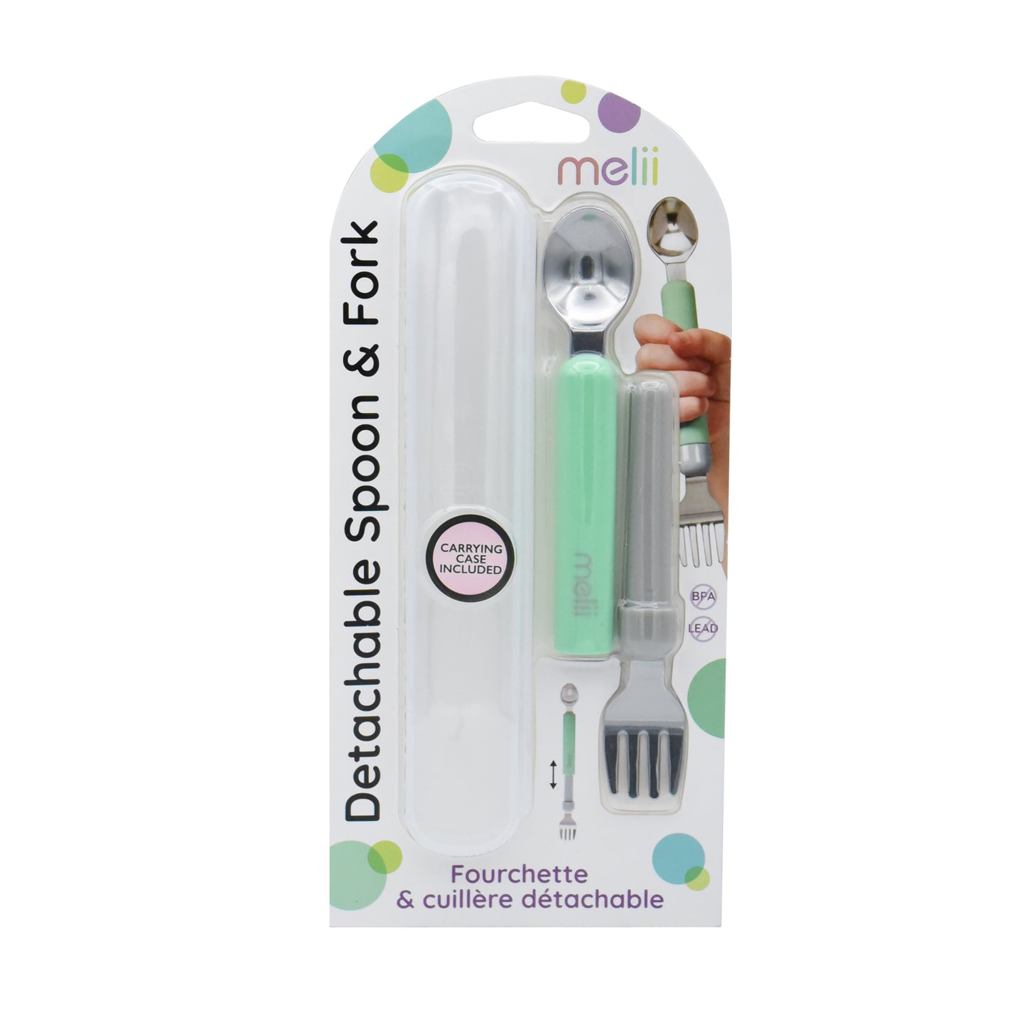 Melii Baby Spork On The Go - Sendok&garpu anak