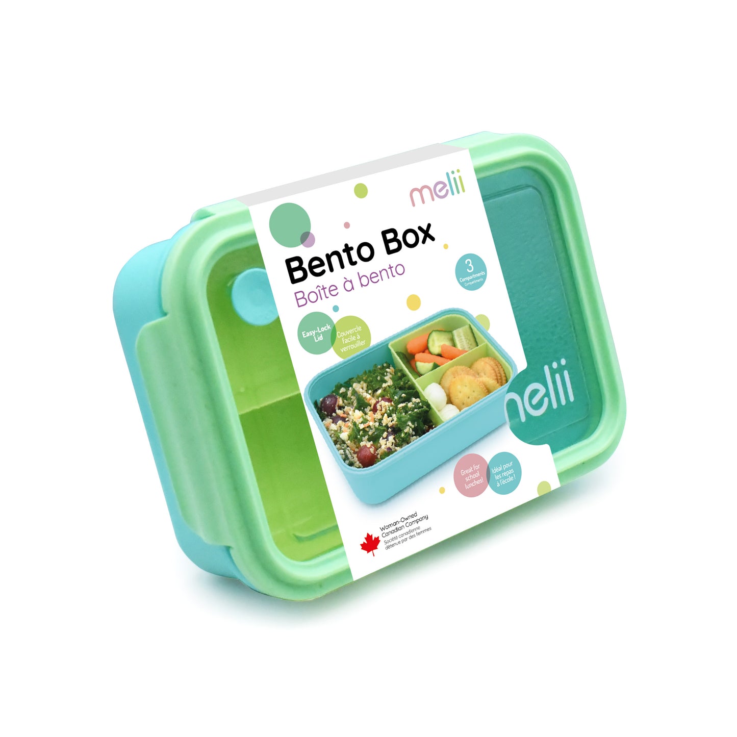 Melii Baby Bento Box with Removable Compartments 880 ml & 1250 ml- Tempat makan anak