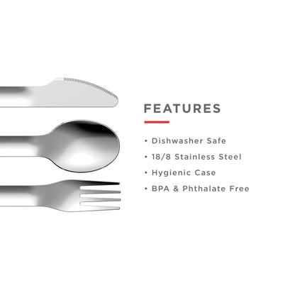 Zoku Pocket Utensils - Alat Makan Sendok, Garpu, Pisau
