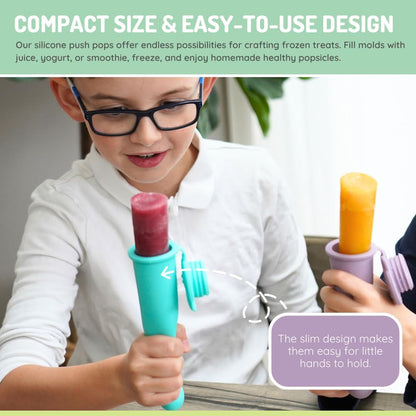 Melii Baby Push Pop - Cetakan Ice Cream Anak Silicone BPA FREE