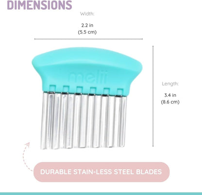 Melii Baby Crinckle Cutters - Pisau Potong Gelombang Anti Karat/Pisau Cutter Slicer Zigzag