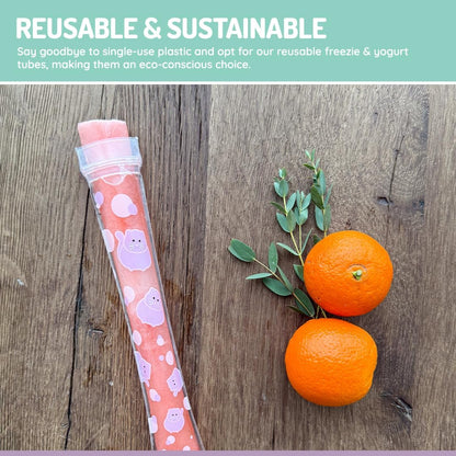 Melii Baby Reusable Ice Pop Freezie Bag - Plastik Es Krim Reusable / Plastik Ice Cream Premium