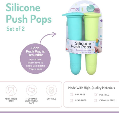 Melii Baby Push Pop - Cetakan Ice Cream Anak Silicone BPA FREE